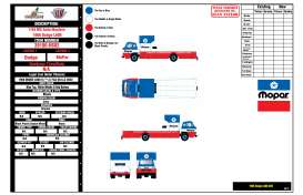 Dodge  - L600 1966 blue/white/red - 1:64 - M2 Machines - 39100HS02 - M2-39100HS02 | The Diecast Company