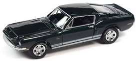 Shelby  - GT500 1968 green/white - 1:64 - Johnny Lightning - SP172B - JLSP172B | The Diecast Company