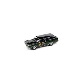 Chevrolet  - Chevelle 1965 green/black - 1:64 - Johnny Lightning - SP173A - JLSP173A | The Diecast Company