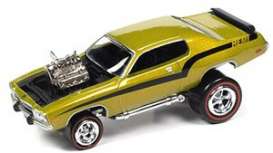 Plymouth  - Road Runner (Zinger) 1973 lime/gold - 1:64 - Johnny Lightning - SP182A - JLSP182A | The Diecast Company