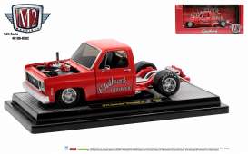 Chevrolet  - Cheyenne Super 10 1973 red - 1:24 - M2 Machines - 40100-HS02 - M2-40100HS02 | The Diecast Company