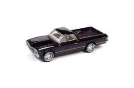 Chevrolet  - El Camino 1967 metallic black - 1:64 - Johnny Lightning - SP225A - JLSP225A | The Diecast Company