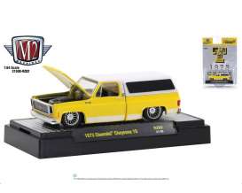 Chevrolet  - Cheyenne 10 1973 bright yellow/white - 1:64 - M2 Machines - 31500RZ02 - M2-31500RZ02T | The Diecast Company