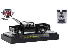 Chevrolet  - Cheyenne 10 1973 black/white - 1:64 - M2 Machines - 31500RZ02 - M2-31500RZ02A | The Diecast Company