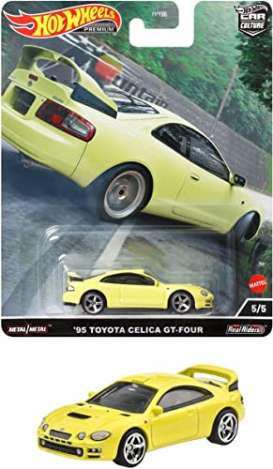 Toyota  - Celica 1995 yellow - 1:64 - Hotwheels - HCJ82 - hwmvHCJ82 | The Diecast Company