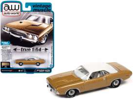 Dodge  - Challenger Rallye 1974 gold/white - 1:64 - Auto World - SP117A - AWSP117A | The Diecast Company