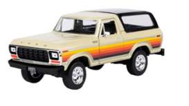 Ford  - Bronco (Hard Top) 1978 beige - 1:24 - Motor Max - 79373PTM - mmax79373bg | The Diecast Company