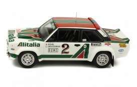Fiat  - 131 Abarth #2 1978 white/red/green - 1:18 - Kyosho - 8376G - kyo8376G | The Diecast Company