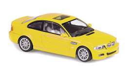 BMW  - M3 E46 2001 yellow - 1:43 - Maxichamps - 940020021 - mc940020021 | The Diecast Company