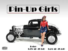 Figures  - Pin-Up Girl Betsy 2022  - 1:18 - American Diorama - 76340 - AD76340 | The Diecast Company