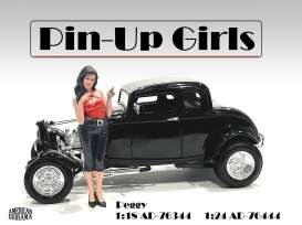 Figures  - Pin-Up Girl Peggy 2022  - 1:18 - American Diorama - 76344 - AD76344 | The Diecast Company