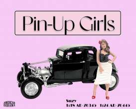 Figures  - Pin-Up Girl Suzy 2022  - 1:24 - American Diorama - 76445 - AD76445 | The Diecast Company