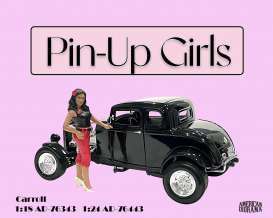 Figures  - Pin-Up Girl Carroll 2022  - 1:24 - American Diorama - 76443 - AD76443 | The Diecast Company