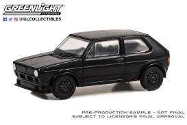 Volkswagen  - Rabbit 1980 black - 1:64 - GreenLight - 28130C - gl28130C | The Diecast Company