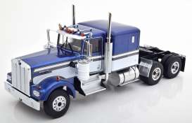 Kenworth  - W900 blue/white/gold - 1:18 - Road Kings - 180123 - rk180123 | The Diecast Company
