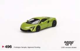 McLaren  - green - 1:64 - Mini GT - 00496-l - MGT00496Lhd | The Diecast Company