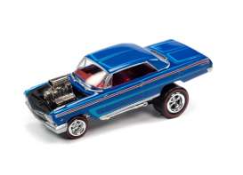 Chevrolet  - Impala Coupe Zinger 1962 blue - 1:64 - Johnny Lightning - SP207B - JLSP207B | The Diecast Company