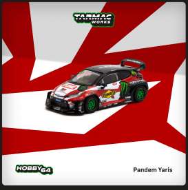 Toyota  - Yaris black/red - 1:64 - Tarmac - T64-080-MON - TC-T64-080MON | The Diecast Company