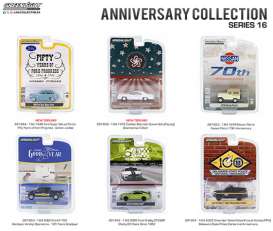 Assortment/ Mix  - Anniversary Collection series  various - 1:64 - GreenLight - 28140 - gl28140 | The Diecast Company