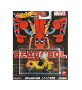 Deadpool  - Scooter yellow - 1:64 - Hotwheels - HCP20 - hwmvHCP20 | The Diecast Company