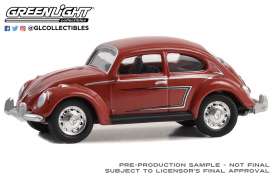 Volkswagen  - Beetle ruby red - 1:64 - GreenLight - 36090B - gl36090B | The Diecast Company