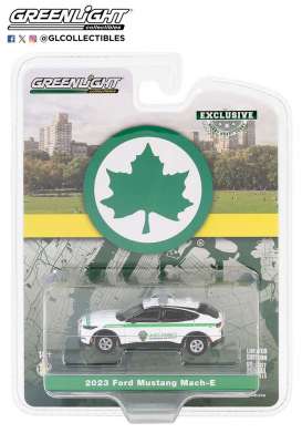 Ford  - Mustang 2023 white/green - 1:64 - GreenLight - 30480 - gl30480 | The Diecast Company