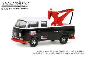 Volkswagen  - Double Cap Pickup 1973 black/red - 1:64 - GreenLight - 35280B - gl35280B | The Diecast Company