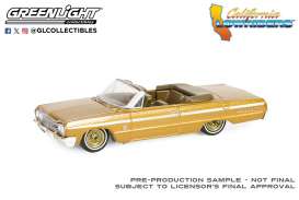 Chevrolet  - Impala Convertible 1964 gold - 1:64 - GreenLight - 63050D - gl63060D | The Diecast Company