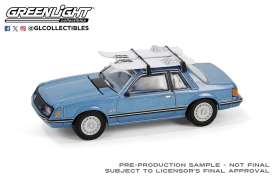 Ford  - Mustang 1981 blue - 1:64 - GreenLight - 30510 - gl30510 | The Diecast Company