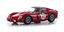 Ferrari  - 250 GTO 1962 red  - 1:18 - Kyosho - 8438B0 - kyo8438B0 | The Diecast Company
