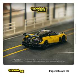 Pagani  - Huayra yellow/black - 1:64 - Tarmac - T64G-TL014-YL - TC-T64GTL014YL | The Diecast Company