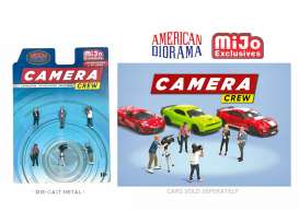Accessoires diorama - Camera Crew 2023 various - 1:64 - American Diorama - 76526 - AD76526 | The Diecast Company