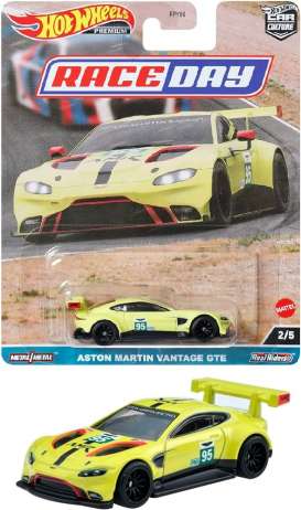 Aston Martin  - Vantage yellow-green - 1:64 - Hotwheels - HKC60 - hwmvHKC60 | The Diecast Company
