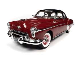 Oldsmobile  - 88 Holiday 1950 burgundy/black - 1:18 - Auto World - AMM1304 - AMM1304 | The Diecast Company