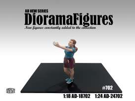 Figures  - #702 Selfie Figure 2024 green/yellow - 1:24 - American Diorama - 24702 - AD24702 | The Diecast Company