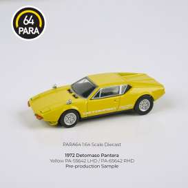 De Tomaso  - Pantera 1972 yellow - 1:64 - Para64 - 55642 - pa55642lhd | The Diecast Company