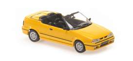 Renault  - 19 Cabriolet 1992 yellow - 1:43 - Maxichamps - 940113730 - mc940113730 | The Diecast Company