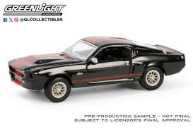 Ford  - Mustang Shelby GT500E 1967 black/red - 1:64 - GreenLight - 37310A - gl37310A | The Diecast Company
