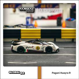 Pagani  - Huayra R white/black - 1:64 - Tarmac - T64G-TL035-WH - TC-T64GTL035WH | The Diecast Company