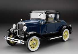 Ford  - Model A Coupe 1931 riviera blue - 1:18 - SunStar - 6211 - sun6211 | The Diecast Company