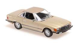 Mercedes Benz  - 350SL 1974 gold - 1:43 - Maxichamps - 940033450 - mc940033450 | The Diecast Company