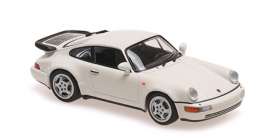 Porsche  - 911 Turbo 1990 white - 1:43 - Maxichamps - 940069105 - mc940069105 | The Diecast Company