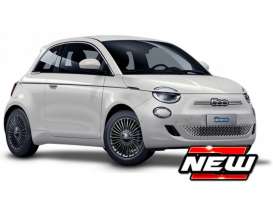 Fiat  - 500e 2021 white - 1:43 - Bburago - 30456W - bura30456W | The Diecast Company
