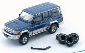 Toyota  - Land Cruiser  blue - 1:64 - BM Creations - 64B0365 - BM64B0365rhd | The Diecast Company