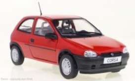 Opel  - Corsa B 1993 red - 1:24 - Whitebox - 124191 - WB124191 | The Diecast Company