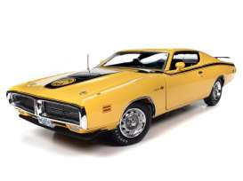 Dodge  - Charger 1971 yellow - 1:18 - Auto World - AMM1315 - AMM1315 | The Diecast Company