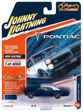 Pontiac  - GTO 1966 blue - 1:64 - Johnny Lightning - SP325A - JLSP325A | The Diecast Company