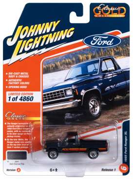 Ford  - Ranger 1985 dark charcoal poly - 1:64 - Johnny Lightning - SP326A - JLSP326A | The Diecast Company