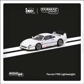Ferrari  - F40 white - 1:64 - Tarmac - T64R-076WH - TC-T64R076WH | The Diecast Company