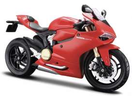 Ducati  - 1199 Panigale red - 1:12 - Maisto - 39193 - mai39193 | The Diecast Company
